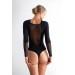 Danaya bodysuit with sheer back