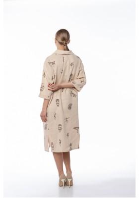 Karoo linen oversize dress