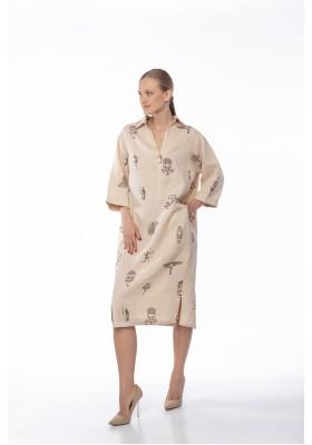 Karoo linen oversize dress