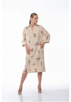 Сукня з льону вільного крою Karoo