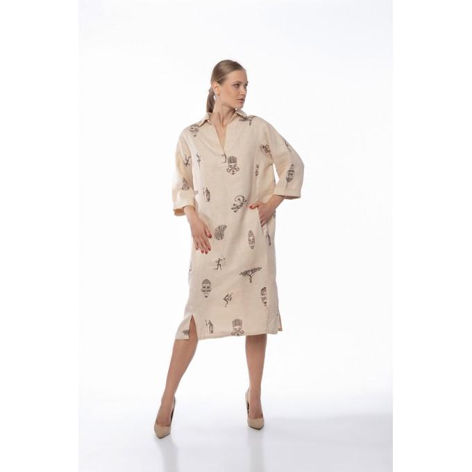 Karoo linen oversize dress