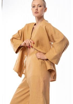 Сорочка з льону вільного крою Sahara