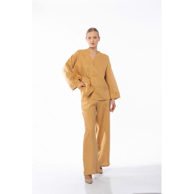 Sahara oversize linen suit