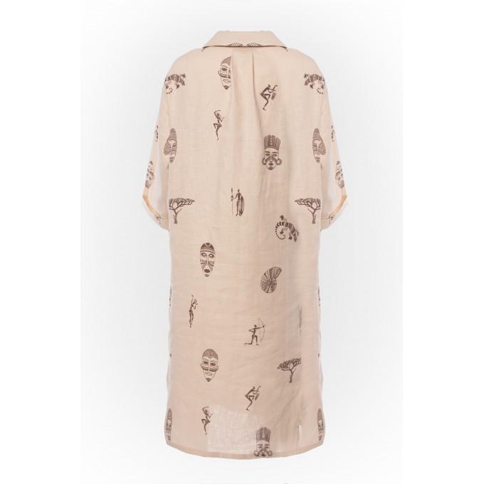 Сукня з льону вільного крою Karoo