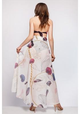 Ursula white beach skirt