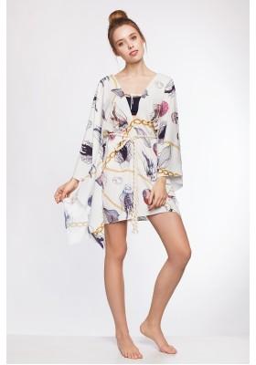 Ula white Beach tunic