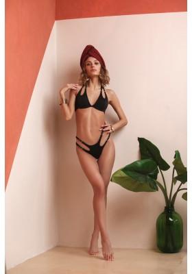 Mamba black cutout bikini