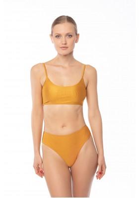 Роздільний тестурований купальник Keisha Gold