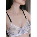 Freelove printed mesh bra