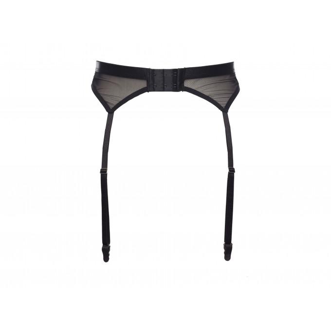 Freelove black mesh garter belt