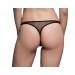 Freelove black mesh thong