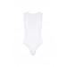White sheer mesh bodysuit