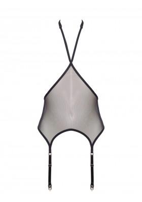 Fetish sexy mesh garter belt