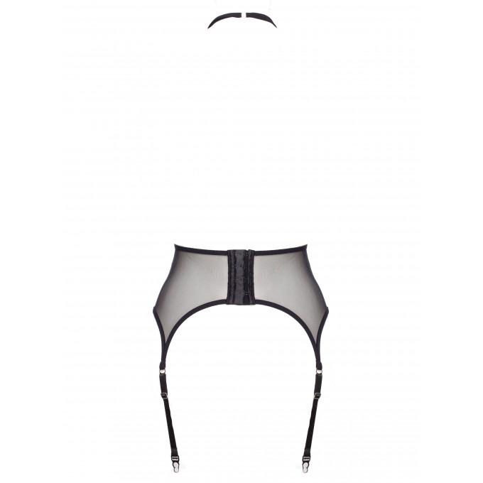 Fetish sexy mesh garter belt