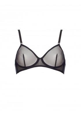 Freelove black mesh bra