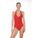 Sunseeker red one piece swimwear