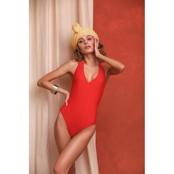 Sunseeker red one piece swimwear