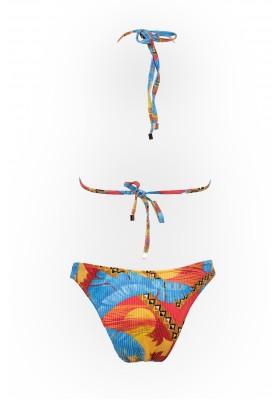 Malaika textured printed bikini