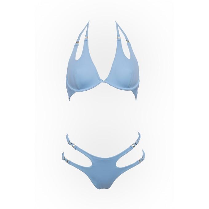 Mamba blue cutout bikini