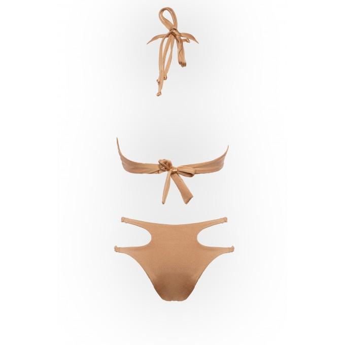 Mamba gold cutout bikini