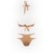 Mamba gold cutout bikini