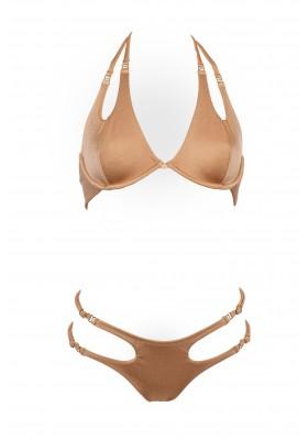 Mamba gold cutout bikini