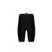 Black cycling shorts with logo band
